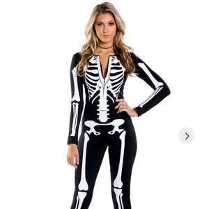 Skeleton Bodysuit Halloween Costume